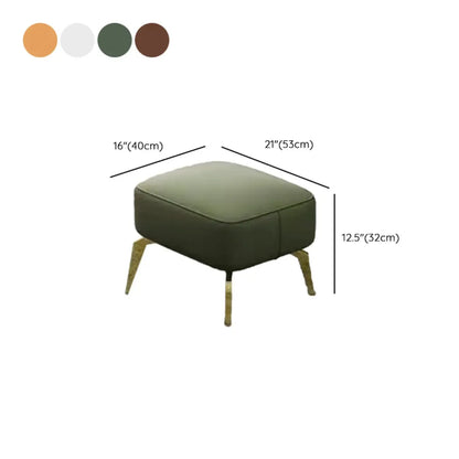 Fauteuil à bascule moderne rembourré avec repose-pieds en option