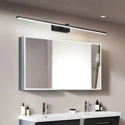 Applique murale de salle de bain linéaire moderne avec variateur