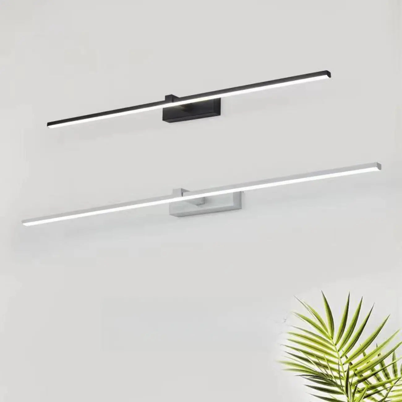 Applique murale de salle de bain linéaire moderne avec variateur