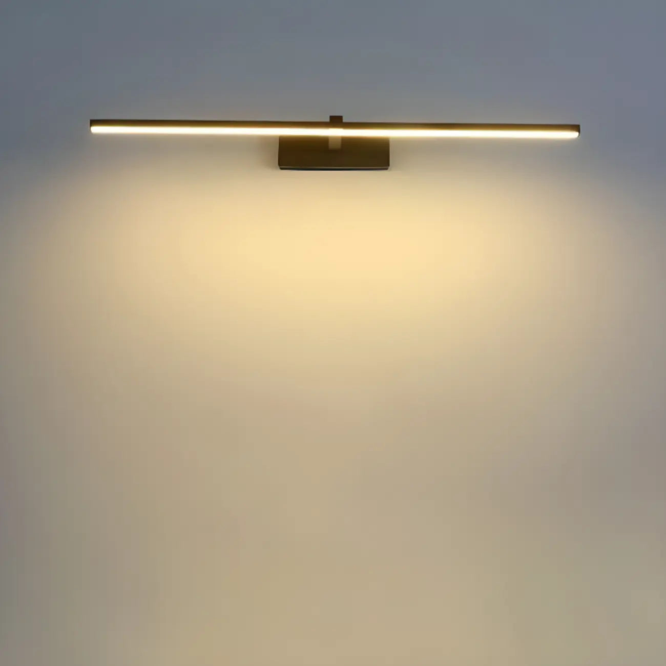 Applique murale de salle de bain linéaire moderne avec variateur