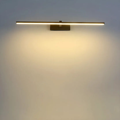 Applique murale de salle de bain linéaire moderne avec variateur