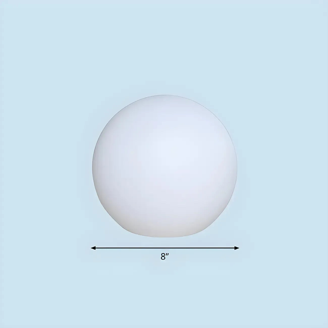 Boule lumineuse solaire LED pour jardin, idéale pour les allées extérieures.