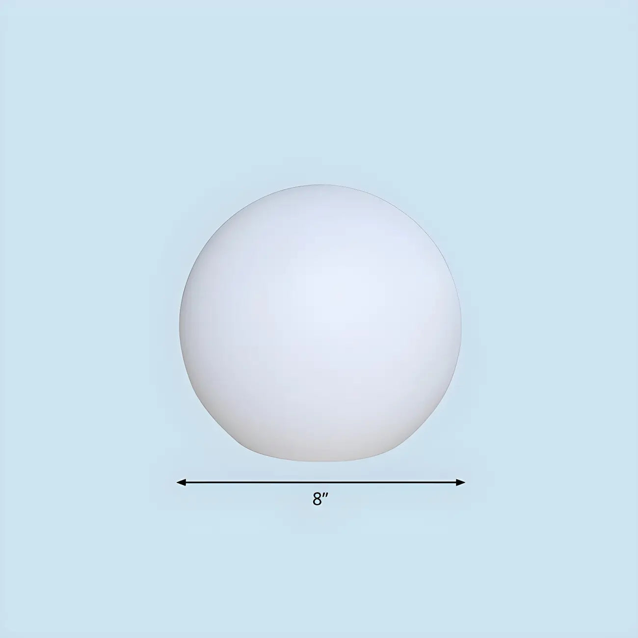 Boule lumineuse solaire LED pour jardin, idéale pour les allées extérieures.