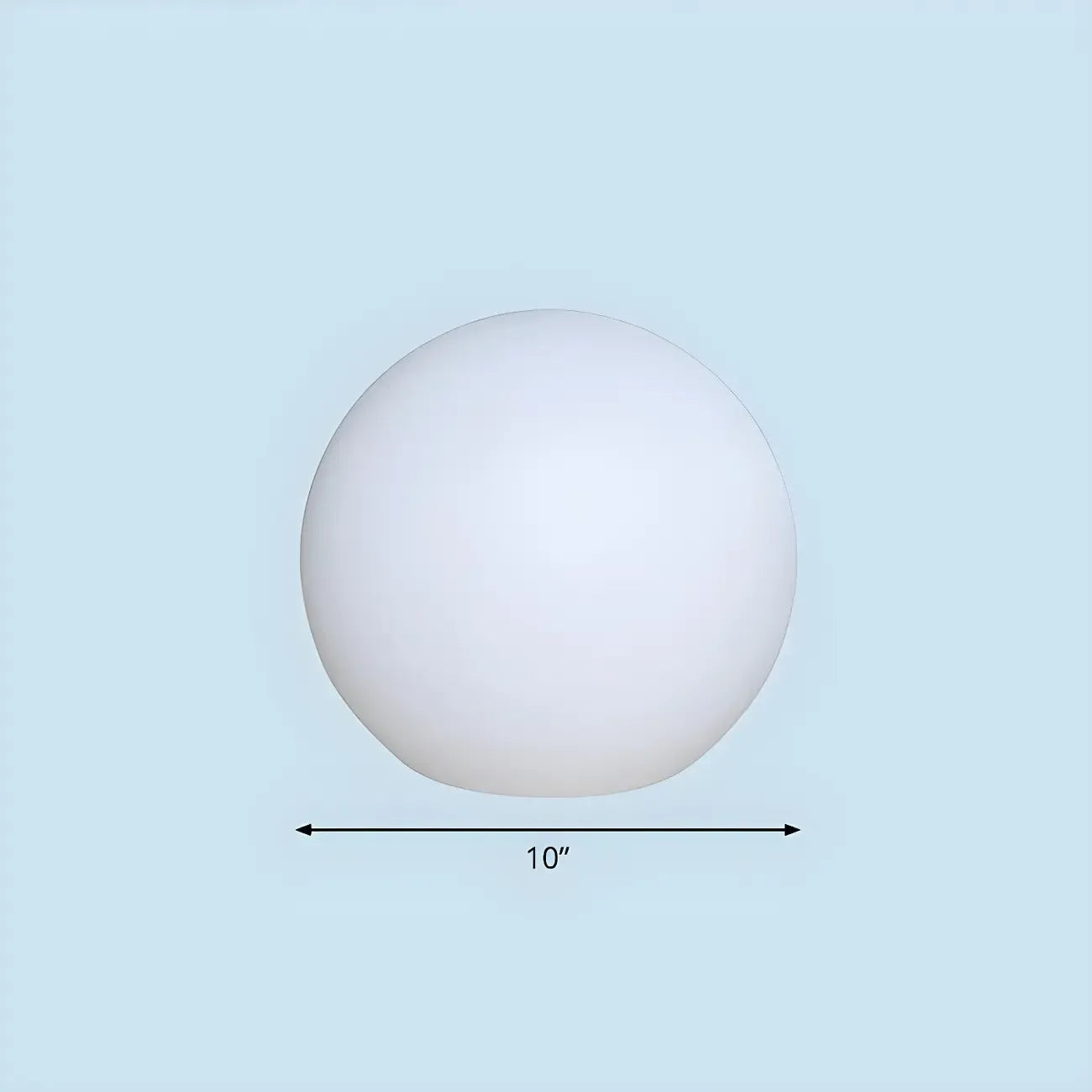 Boule lumineuse solaire LED pour jardin, idéale pour les allées extérieures.