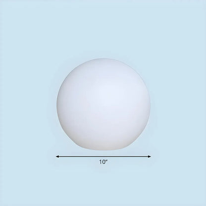 Boule lumineuse solaire LED pour jardin, idéale pour les allées extérieures.