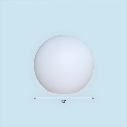 Boule lumineuse solaire LED pour jardin, idéale pour les allées extérieures.