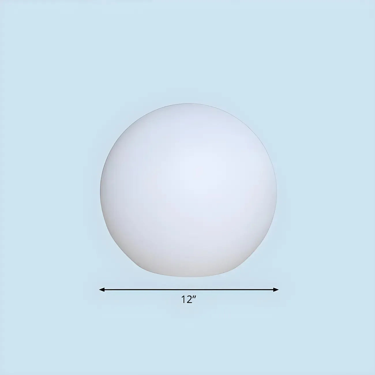 Boule lumineuse solaire LED pour jardin, idéale pour les allées extérieures.