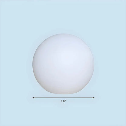 Boule lumineuse solaire LED pour jardin, idéale pour les allées extérieures.