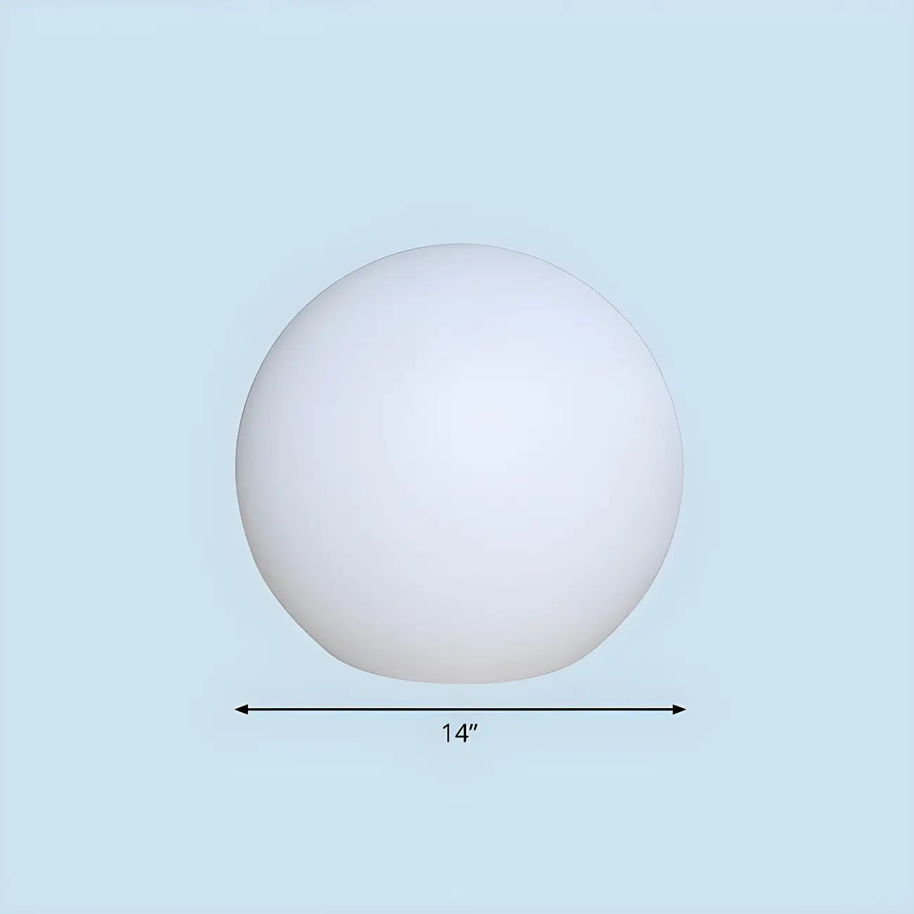 Boule lumineuse solaire LED pour jardin, idéale pour les allées extérieures.