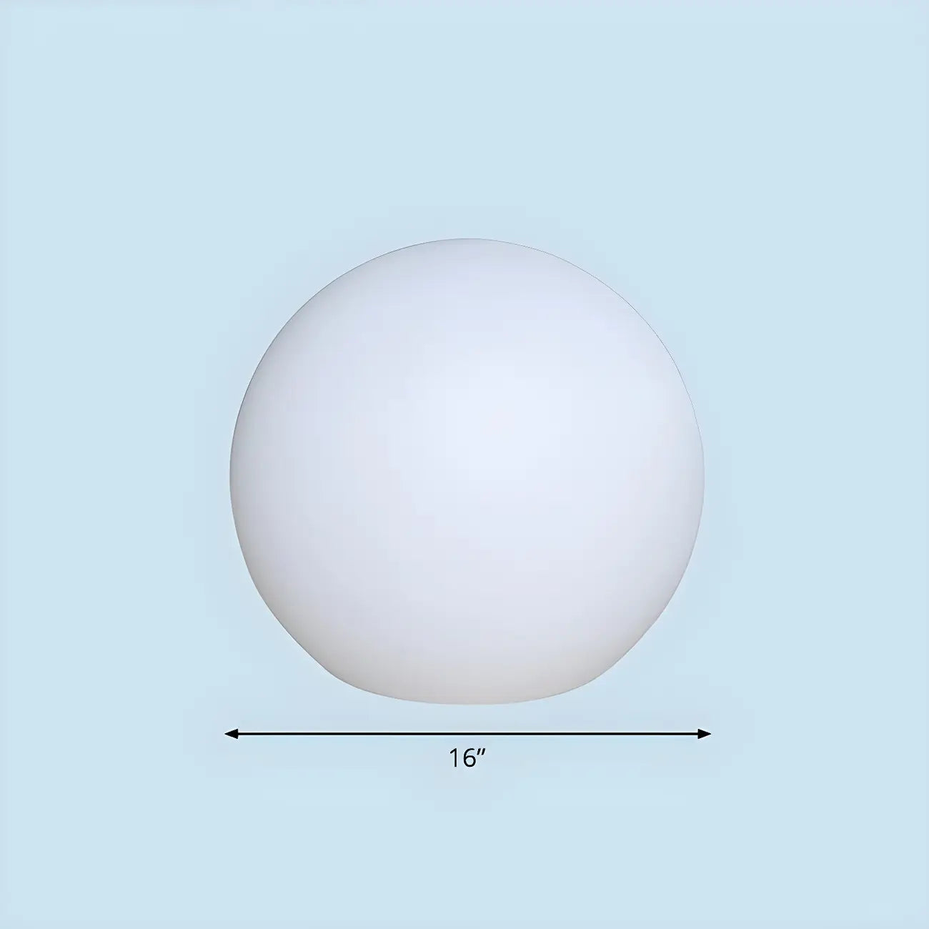 Boule lumineuse solaire LED pour jardin, idéale pour les allées extérieures.