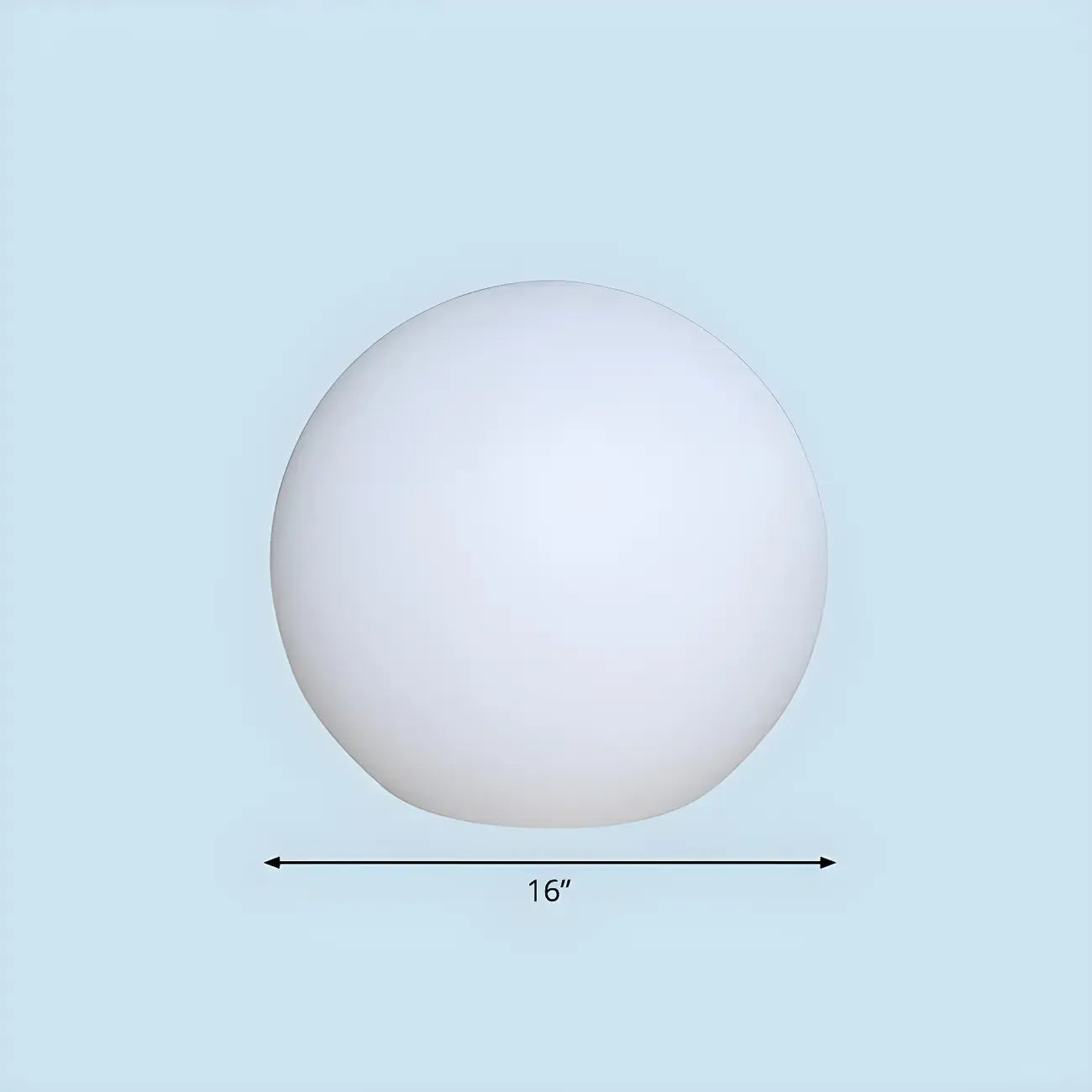 Boule lumineuse solaire LED pour jardin, idéale pour les allées extérieures.