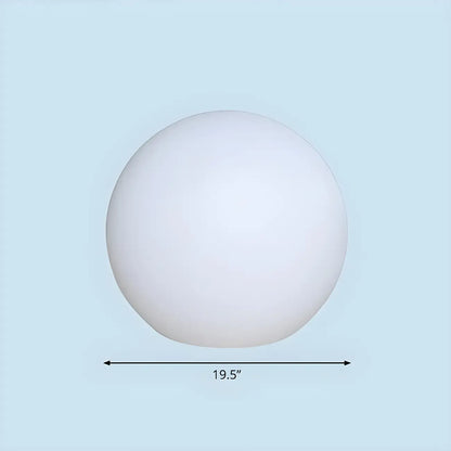 Boule lumineuse solaire LED pour jardin, idéale pour les allées extérieures.