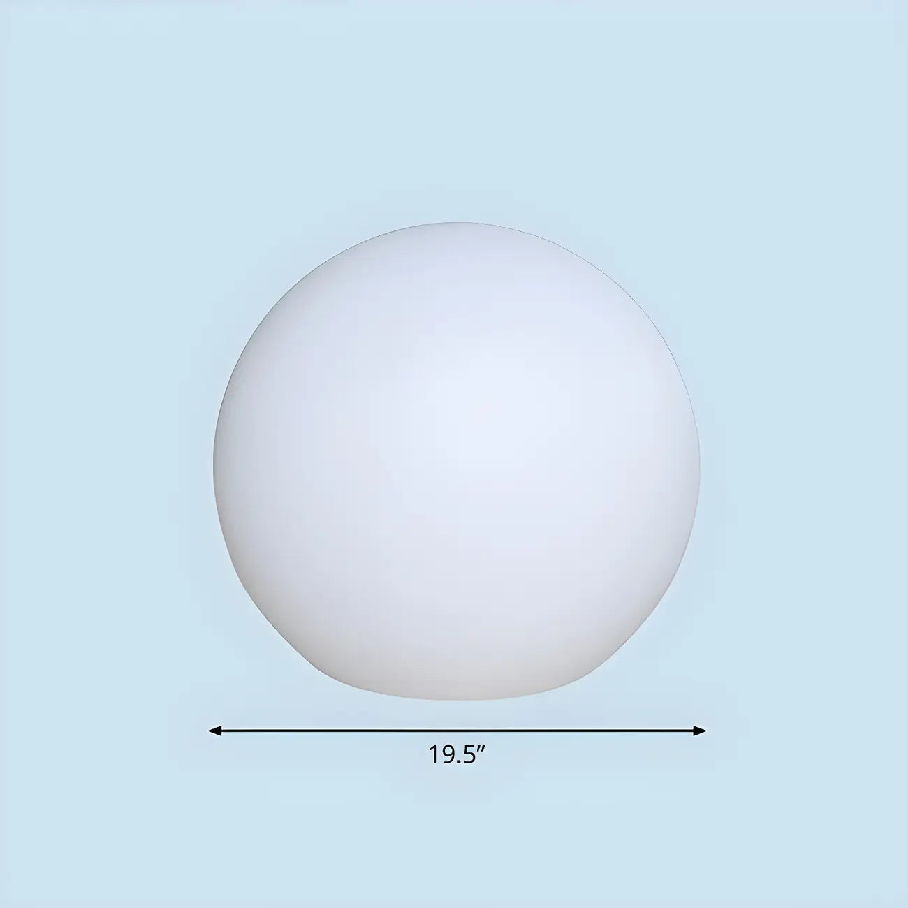 Boule lumineuse solaire LED pour jardin, idéale pour les allées extérieures.