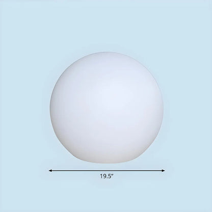 Boule lumineuse solaire LED pour jardin, idéale pour les allées extérieures.