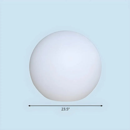 Boule lumineuse solaire LED pour jardin, idéale pour les allées extérieures.