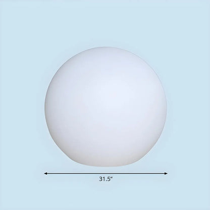 Boule lumineuse solaire LED pour jardin, idéale pour les allées extérieures.