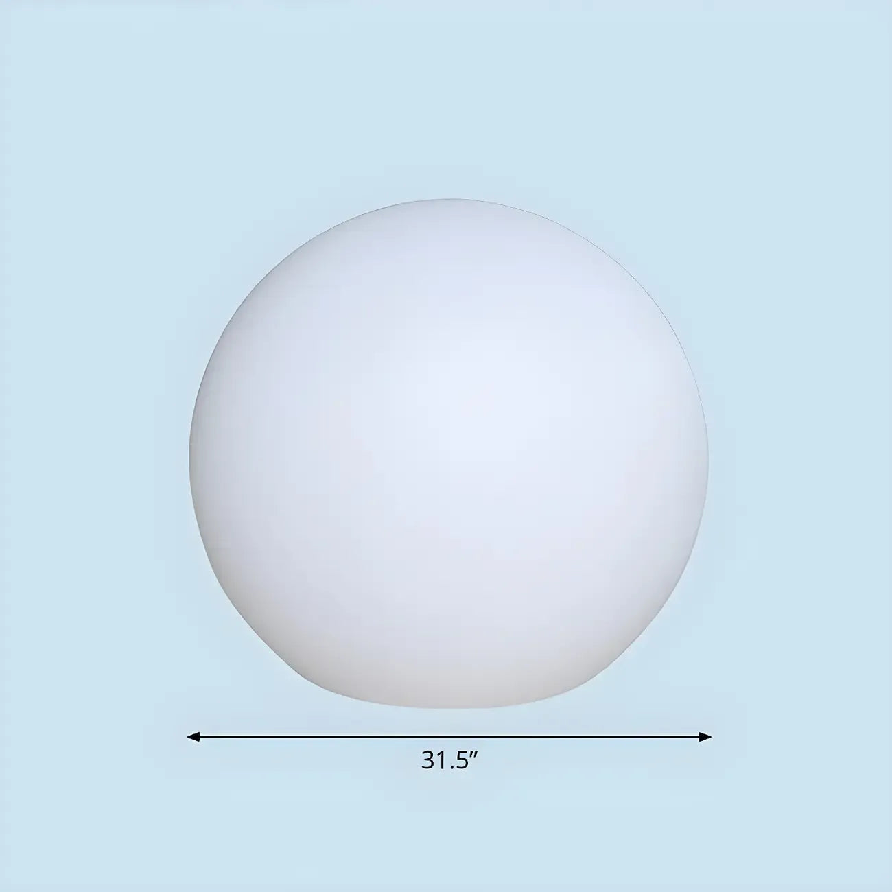 Boule lumineuse solaire LED pour jardin, idéale pour les allées extérieures.