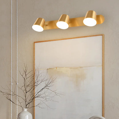 Applique murale moderne pour salle de bain avec abat-jour en métal