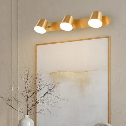 Applique murale moderne pour salle de bain avec abat-jour en métal