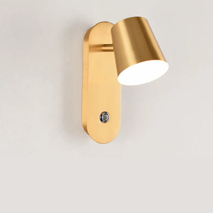 Applique murale moderne pour salle de bain avec abat-jour en métal