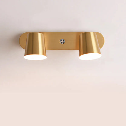 Applique murale moderne pour salle de bain avec abat-jour en métal