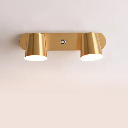 Applique murale moderne pour salle de bain avec abat-jour en métal