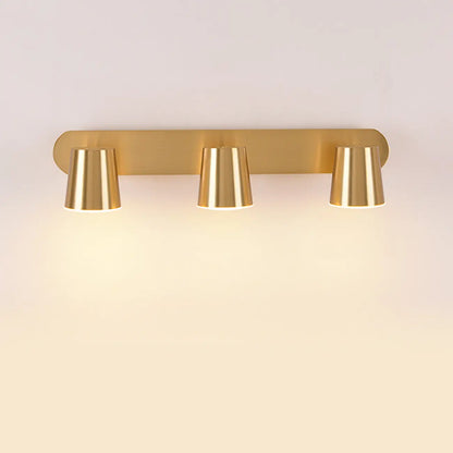 Applique murale moderne pour salle de bain avec abat-jour en métal