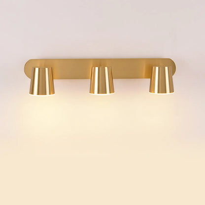 Applique murale moderne pour salle de bain avec abat-jour en métal