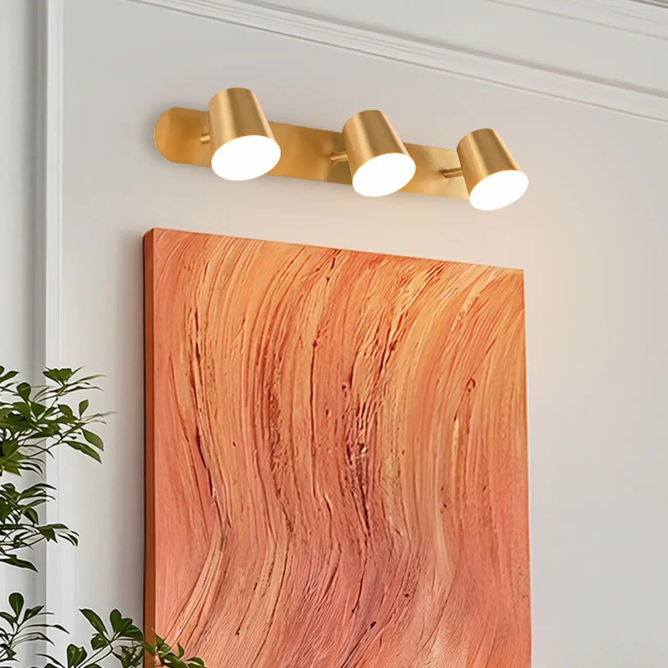Applique murale moderne pour salle de bain avec abat-jour en métal