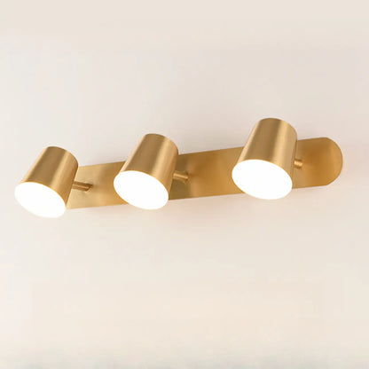 Applique murale moderne pour salle de bain avec abat-jour en métal