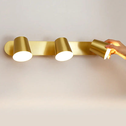 Applique murale moderne pour salle de bain avec abat-jour en métal