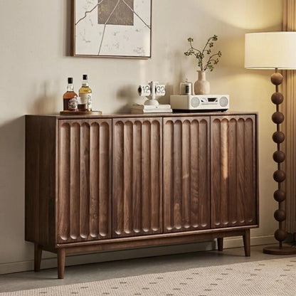 Meuble d'appoint scandinave en pin, autoportant