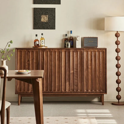 Meuble d'appoint scandinave en pin, autoportant