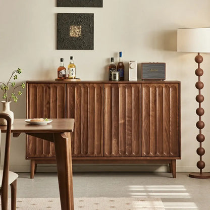 Meuble d'appoint scandinave en pin, autoportant