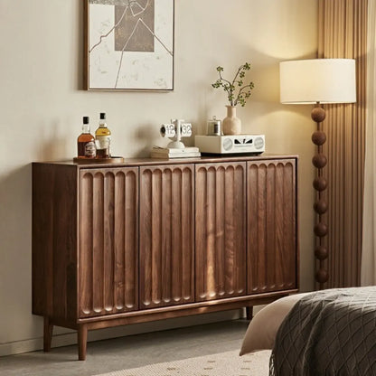 Meuble d'appoint scandinave en pin, autoportant