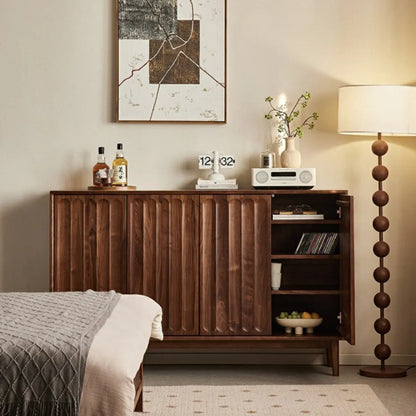 Meuble d'appoint scandinave en pin, autoportant