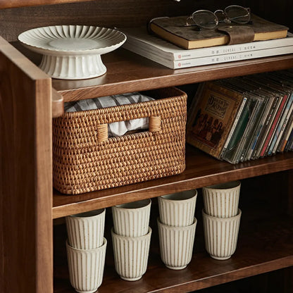 Meuble d'appoint scandinave en pin, autoportant