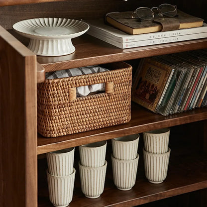 Meuble d'appoint scandinave en pin, autoportant