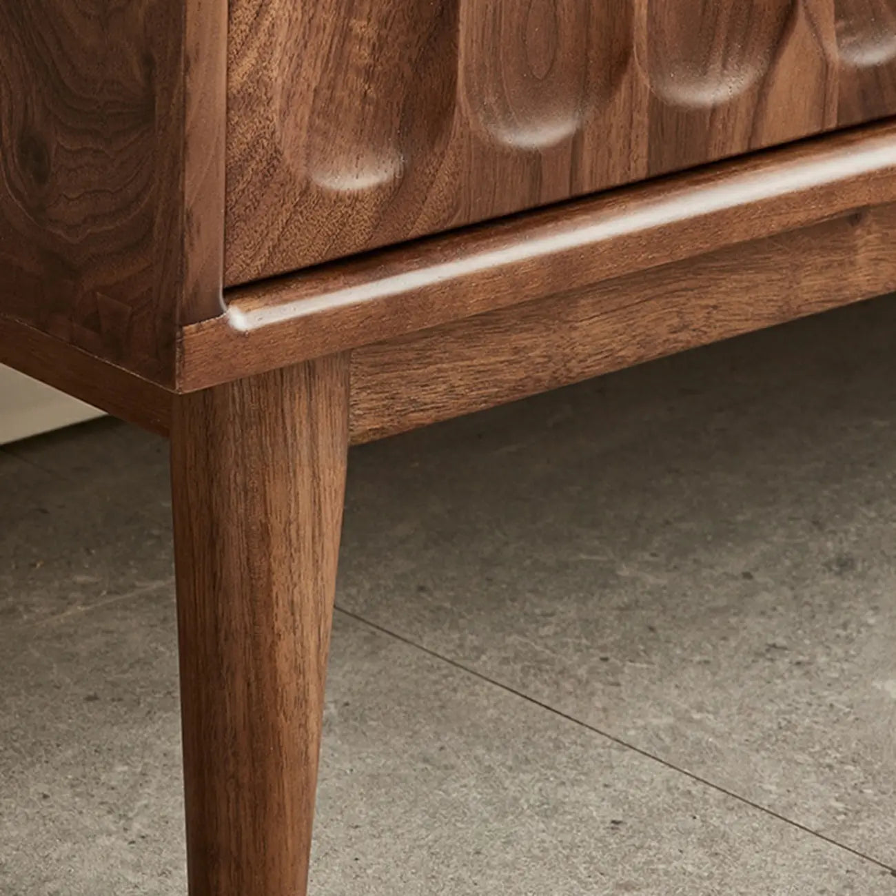 Meuble d'appoint scandinave en pin, autoportant