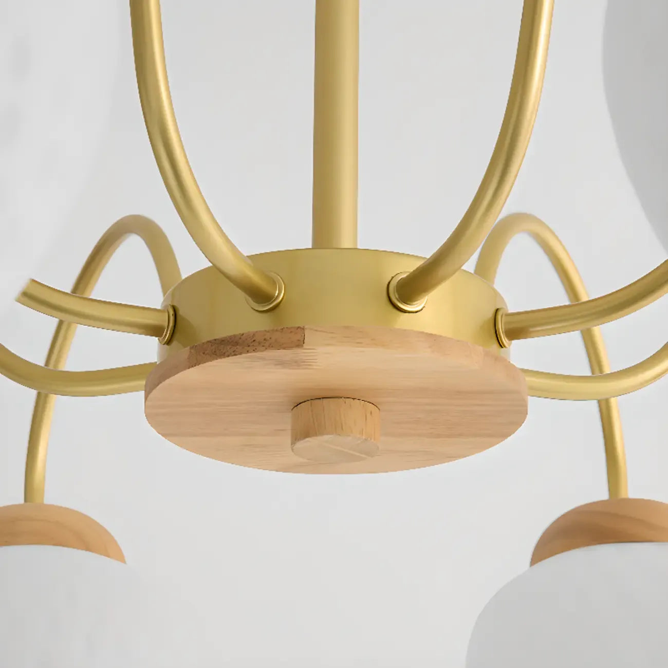 Lustre moderne à 3/5/8 lumières avec globes et abat-jour en verre