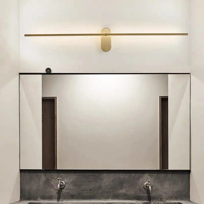 Barre lumineuse LED linéaire minimaliste pour salle de bain - Décoration
