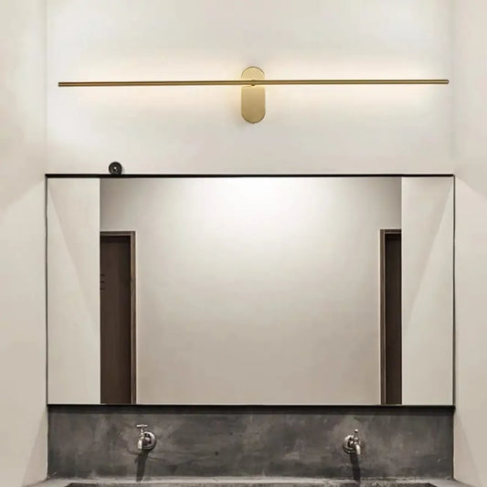 Barre lumineuse LED linéaire minimaliste pour salle de bain - Décoration