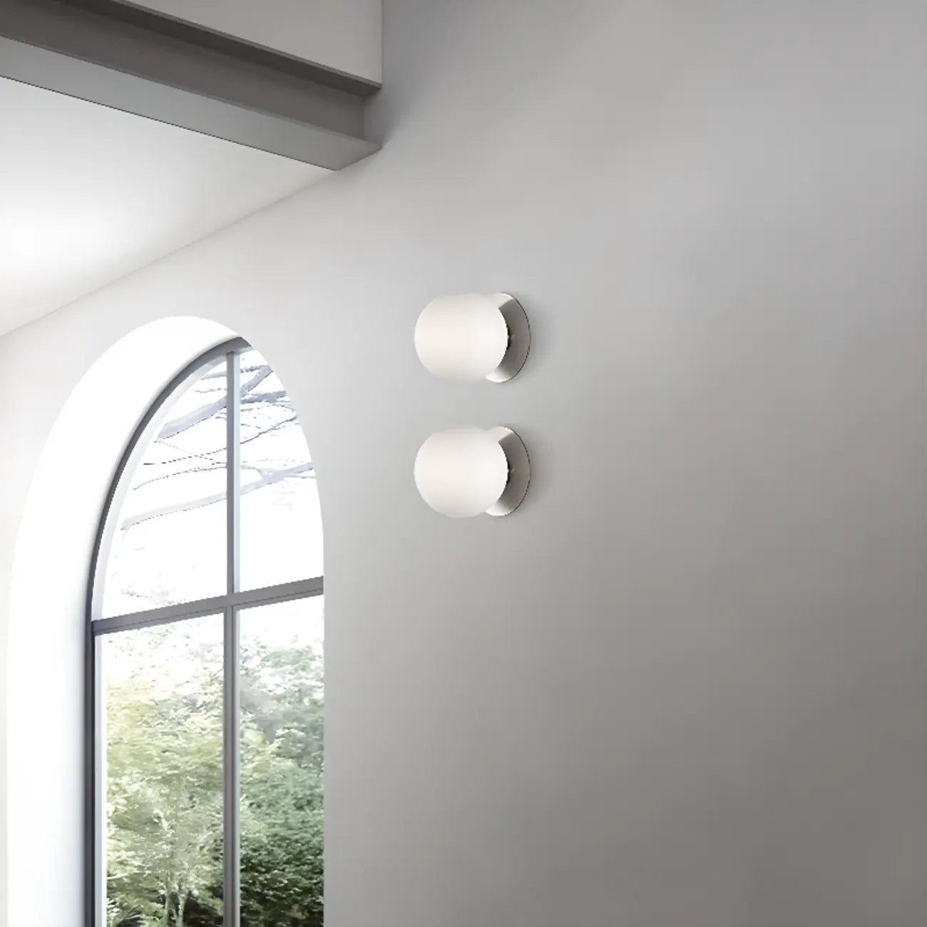 Appliques murales modernes pour coiffeuse avec un design sphérique unique