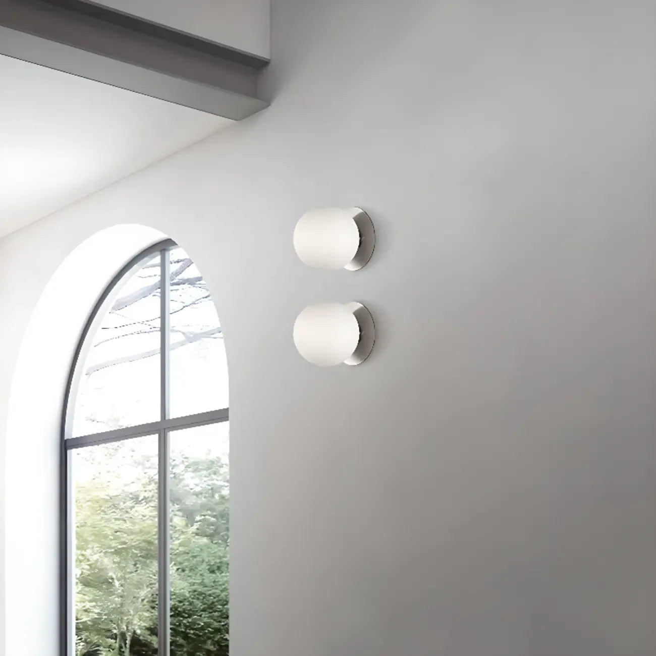 Appliques murales modernes pour coiffeuse avec un design sphérique unique