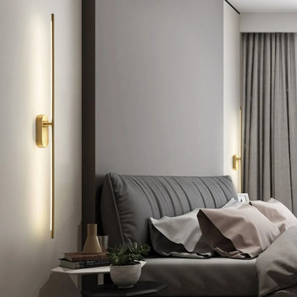 Barre lumineuse LED linéaire minimaliste pour salle de bain - Décoration