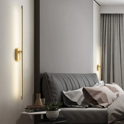 Barre lumineuse LED linéaire minimaliste pour salle de bain - Décoration