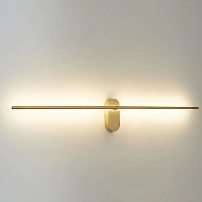 Barre lumineuse LED linéaire minimaliste pour salle de bain - Décoration