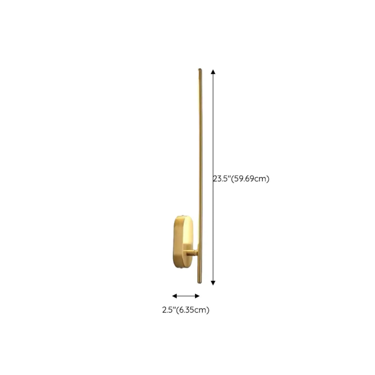 Barre lumineuse LED linéaire minimaliste pour salle de bain - Décoration