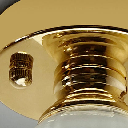 Plafonnier semi-encastré vintage ondulé pour salon