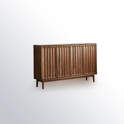 Meuble d'appoint scandinave en pin, autoportant